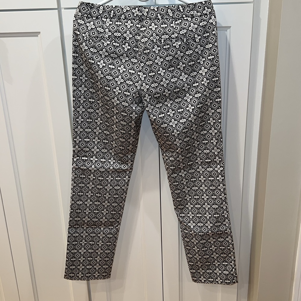 Banana Republic Mod Geometric Print Pants Size 6 LIKE NEW - Picture 4 of 6